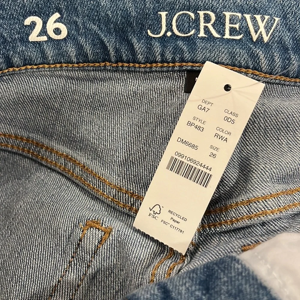 J.Crew High-rise '90s classic straight jean in Rouses wash
